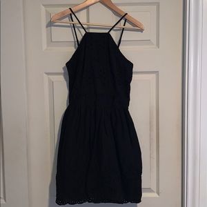 Cut Out Black Summer Dress